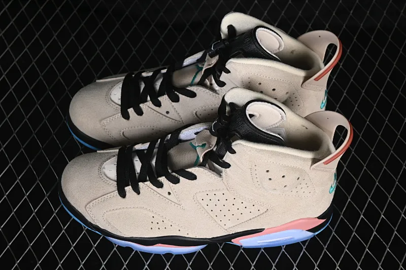 All categories Air Jordan Jordan series basketball shoes Air Jordan 6 A Ma Maniére x Air Jordan 6 Retro "Sail" AJ6 Joe 6 joint model Khaki IF3103-100